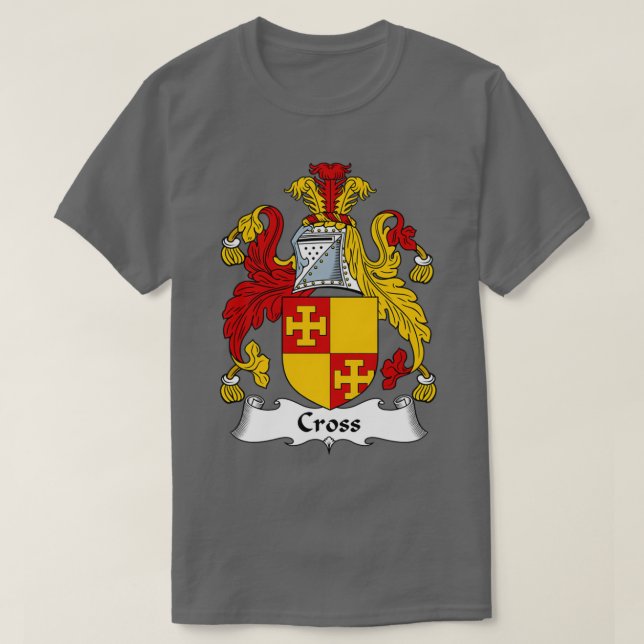 Camiseta Escudo de armas cruzado (Diseño del anverso)