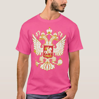 Camiseta Escudo De Armas De Águila Rusa Bandera Rusa