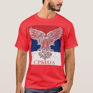 Camiseta Escudo de armas de águila serbia