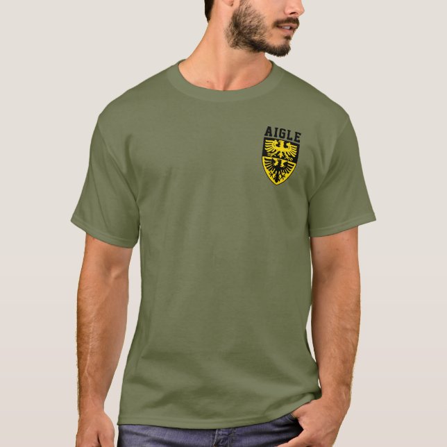 Camiseta Escudo de armas de Aigle, Suiza (Anverso)