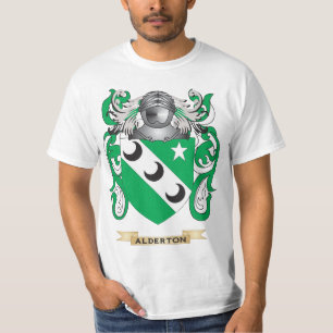 Camiseta Escudo de armas de Alderton (escudo de la familia)