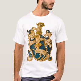 Camiseta Escudo de armas de Alemania azul y oro