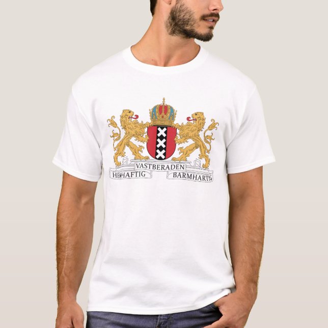 Camiseta Escudo de armas de Amsterdam (Anverso)