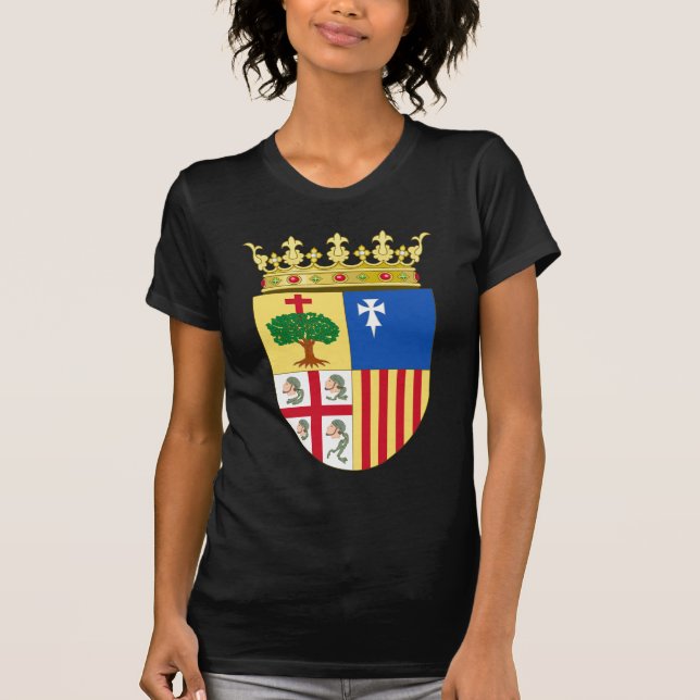 Camiseta Escudo de armas de Aragón (España) (Anverso)