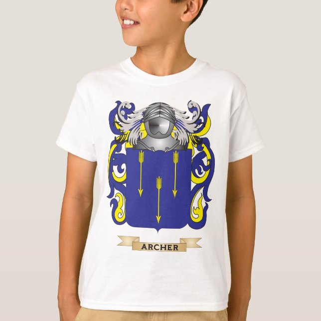 Camiseta Escudo de armas de Archer (Warwick) (escudo de la (Anverso)