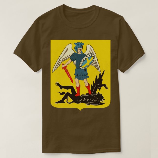 Camiseta Escudo de armas de Arkhangelsk Rus con problemas d (Diseño del anverso)