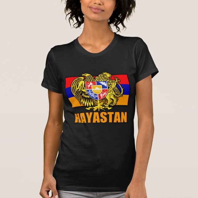 Camiseta Escudo de armas de Armenia Hayastan (Anverso)