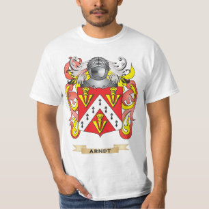 Camiseta Escudo de armas de Arndt (escudo de la familia)