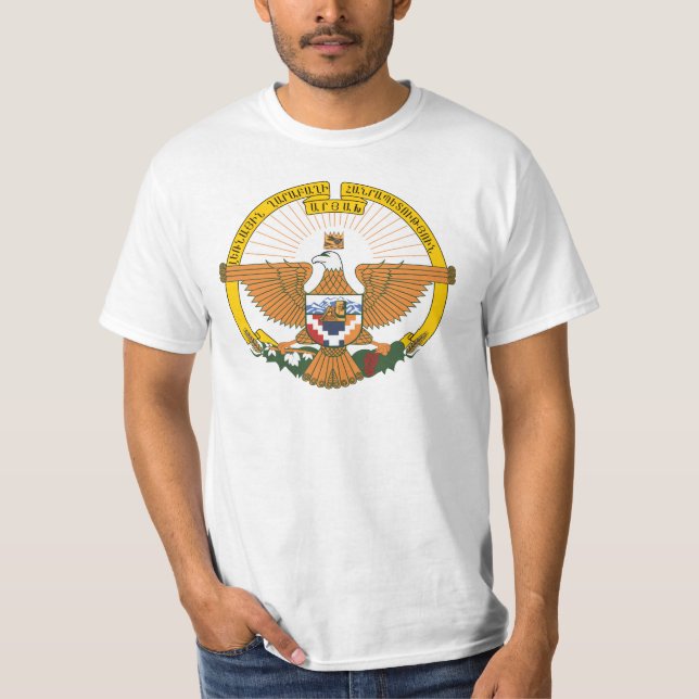 Camiseta Escudo de armas de Artsakh (Nagorno Karabaj) (Anverso)