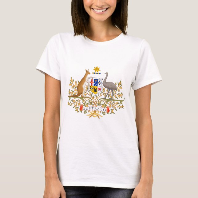 Camiseta escudo de armas de australia (Anverso)