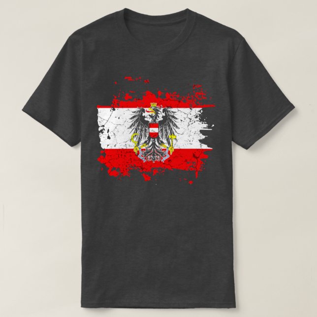 Camiseta Escudo De Armas De Austria (Diseño del anverso)