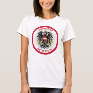 Camiseta Escudo de armas de Austria en forma circular