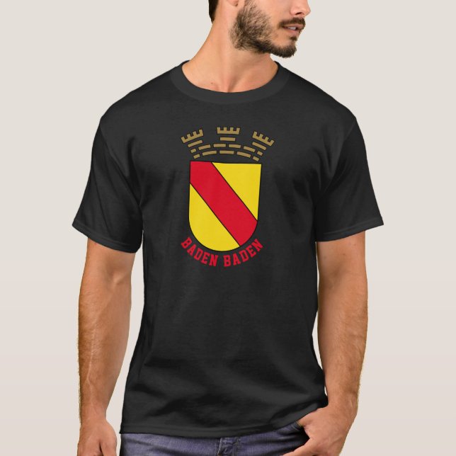 Camiseta Escudo de armas de Baden Baden - ALEMANIA (Anverso)
