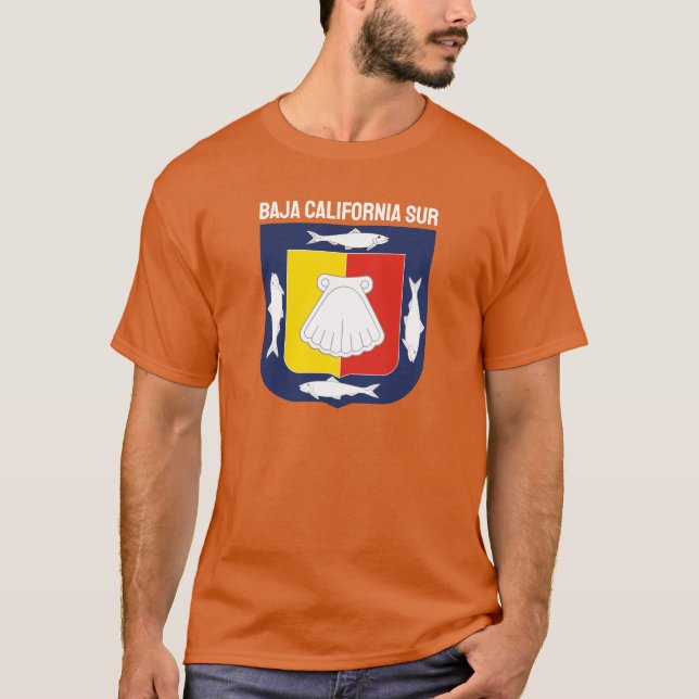 Camiseta Escudo de armas de Baja California Sur (Anverso)