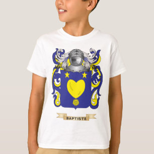 Camiseta Escudo de armas de Baptiste (escudo de la familia)