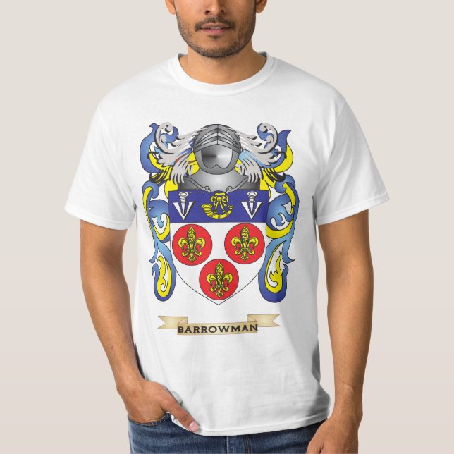 Camiseta Escudo de armas de Barrowman (escudo de la (Anverso)
