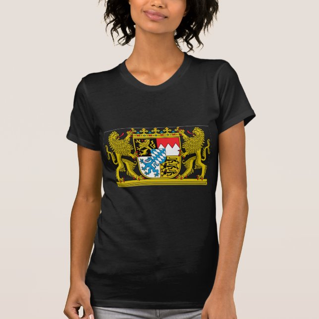 Camiseta Escudo de armas de Baviera (Alemania) (Anverso)