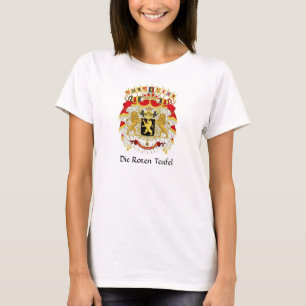 Camiseta Escudo de armas de Bélgica muere Roten Teufel T-Sh