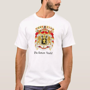 Camiseta Escudo de armas de Bélgica muere Roten Teufel T-Sh