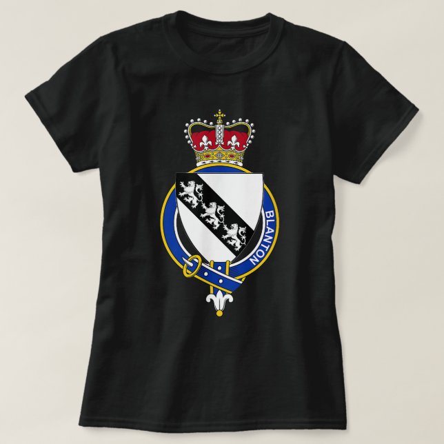 Camiseta Escudo de armas de Blanton (Diseño del anverso)