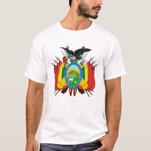 Camiseta escudo de armas de Bolivia