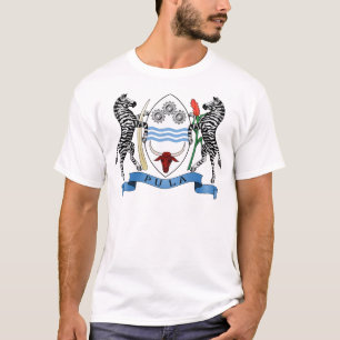 Camiseta Escudo de armas de Botswana