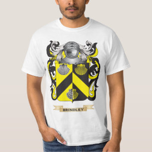 Camiseta Escudo de armas de Brindley (escudo de la familia)