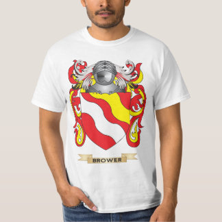 Camiseta Escudo de armas de Brower (escudo de la familia)