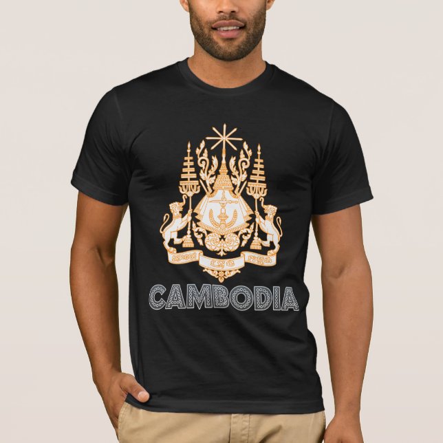 Camiseta Escudo de armas de Camboya (Anverso)