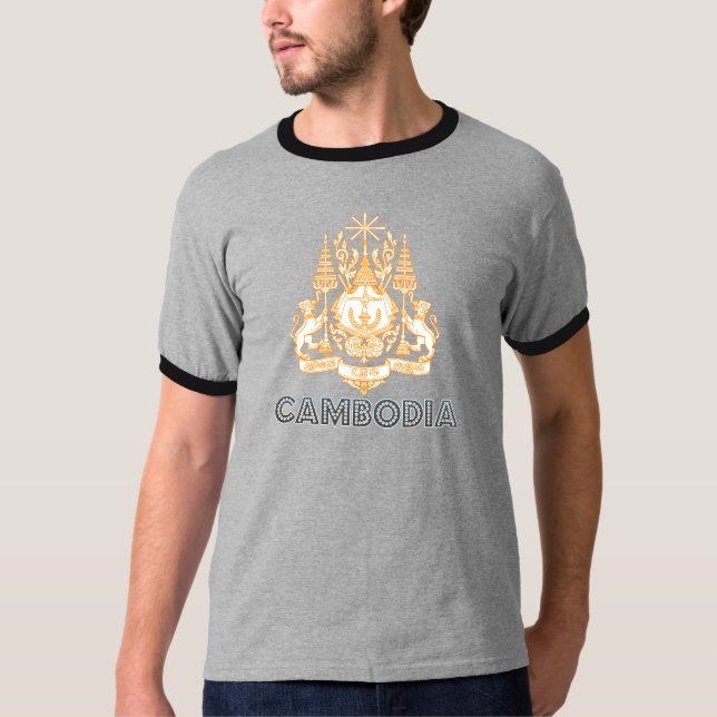 Camiseta Escudo de armas de Camboya (Anverso)