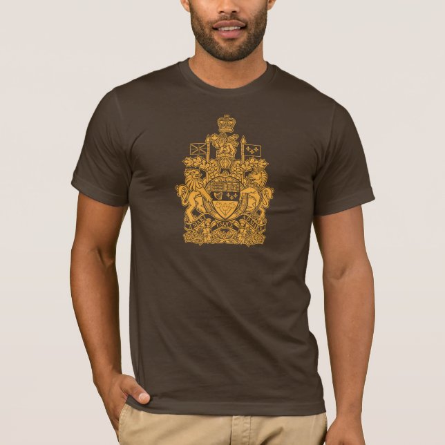 Camiseta Escudo de armas de Canadá - escudo de Canadá (Anverso)