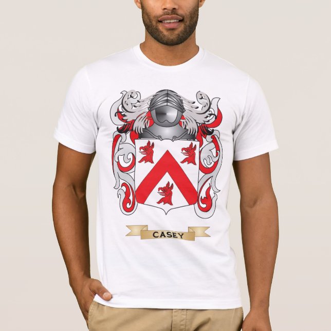 Camiseta Escudo de armas de Casey (escudo de la familia) (Anverso)