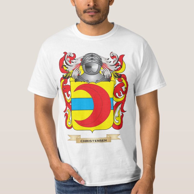 Camiseta Escudo de armas de Christensen (Dinamarca) (Anverso)
