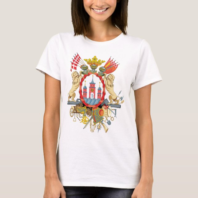 Camiseta Escudo de armas de Copenhague (Anverso)