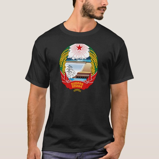 Camiseta Escudo de armas de Corea del Norte (Anverso)