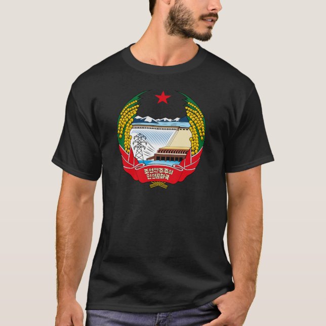 Camiseta Escudo de armas de Corea del Norte (Anverso)