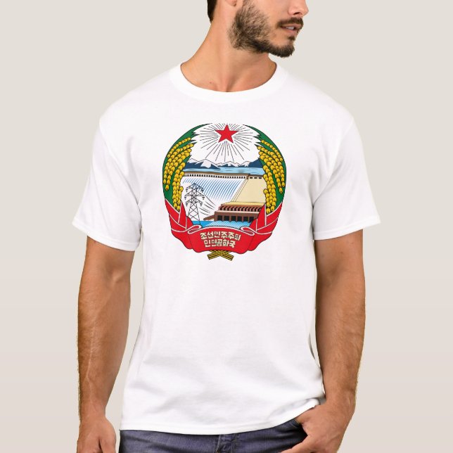 Camiseta Escudo de armas de Corea del Norte (Anverso)