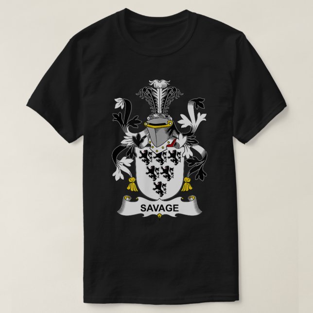 Camiseta Escudo de armas de corte familiar   (Diseño del anverso)