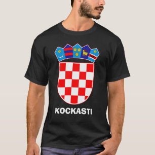 Camiseta Escudo de armas de Croacia Kockasti