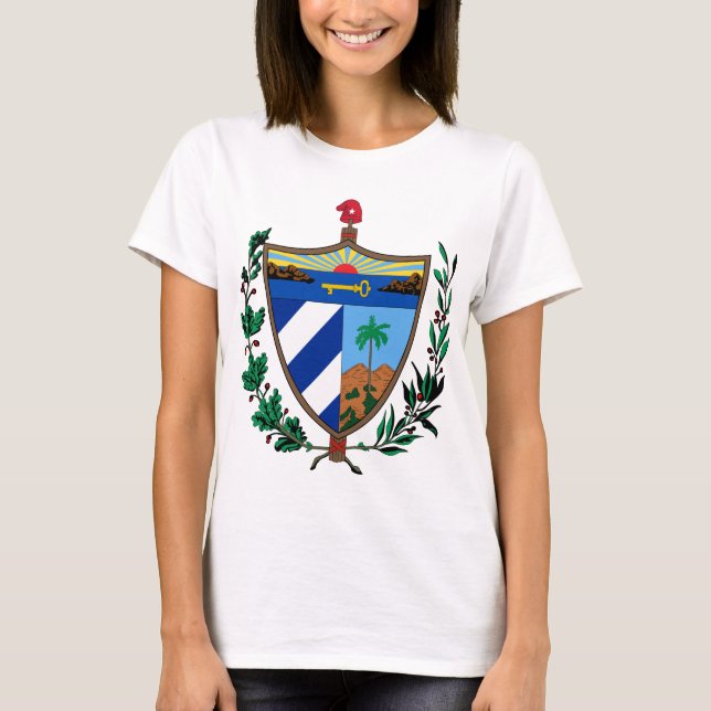Camiseta escudo de armas de cuba (Anverso)