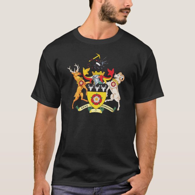 Camiseta Escudo de armas de Derbyshire (Anverso)