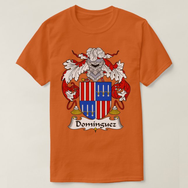Camiseta Escudo de armas de Dominguez (Diseño del anverso)