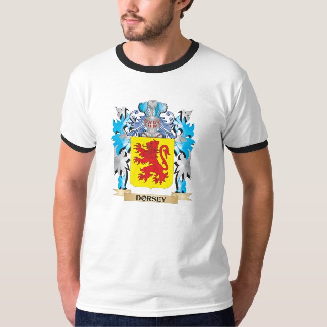 Camiseta Escudo de armas de Dorsey - escudo de la familia (Anverso)