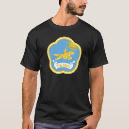 Camiseta Escudo de armas de dos caras Tuva, tee del Centro