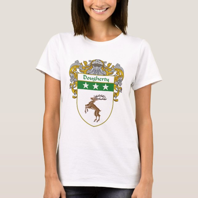 Camiseta Escudo de armas de Dougherty (cubierto) (Anverso)