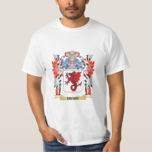 Camiseta Escudo de armas de Drake - escudo de la familia