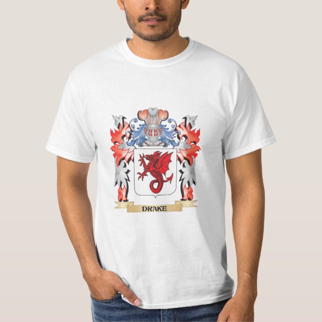 Camiseta Escudo de armas de Drake - escudo de la familia (Anverso)