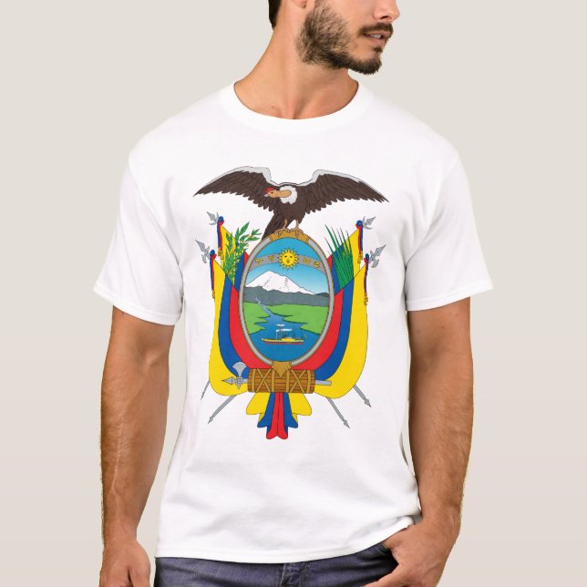Camiseta Escudo de armas de Ecuador (Anverso)