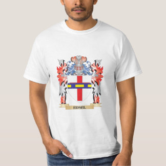 Camiseta Escudo de armas de Edsel - escudo de la familia