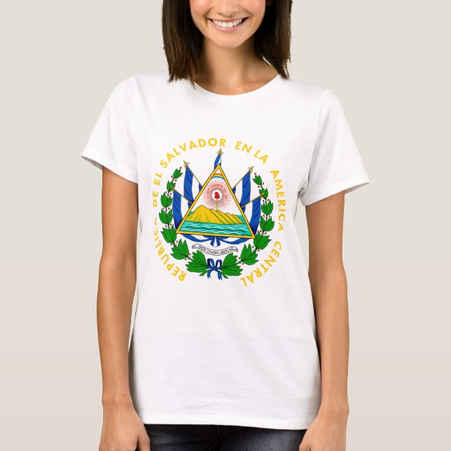 Camiseta Escudo de armas de El Salvador (Anverso)